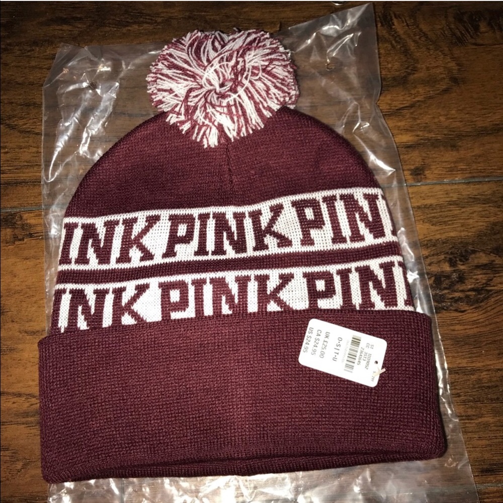BRAND NEW pink beanie